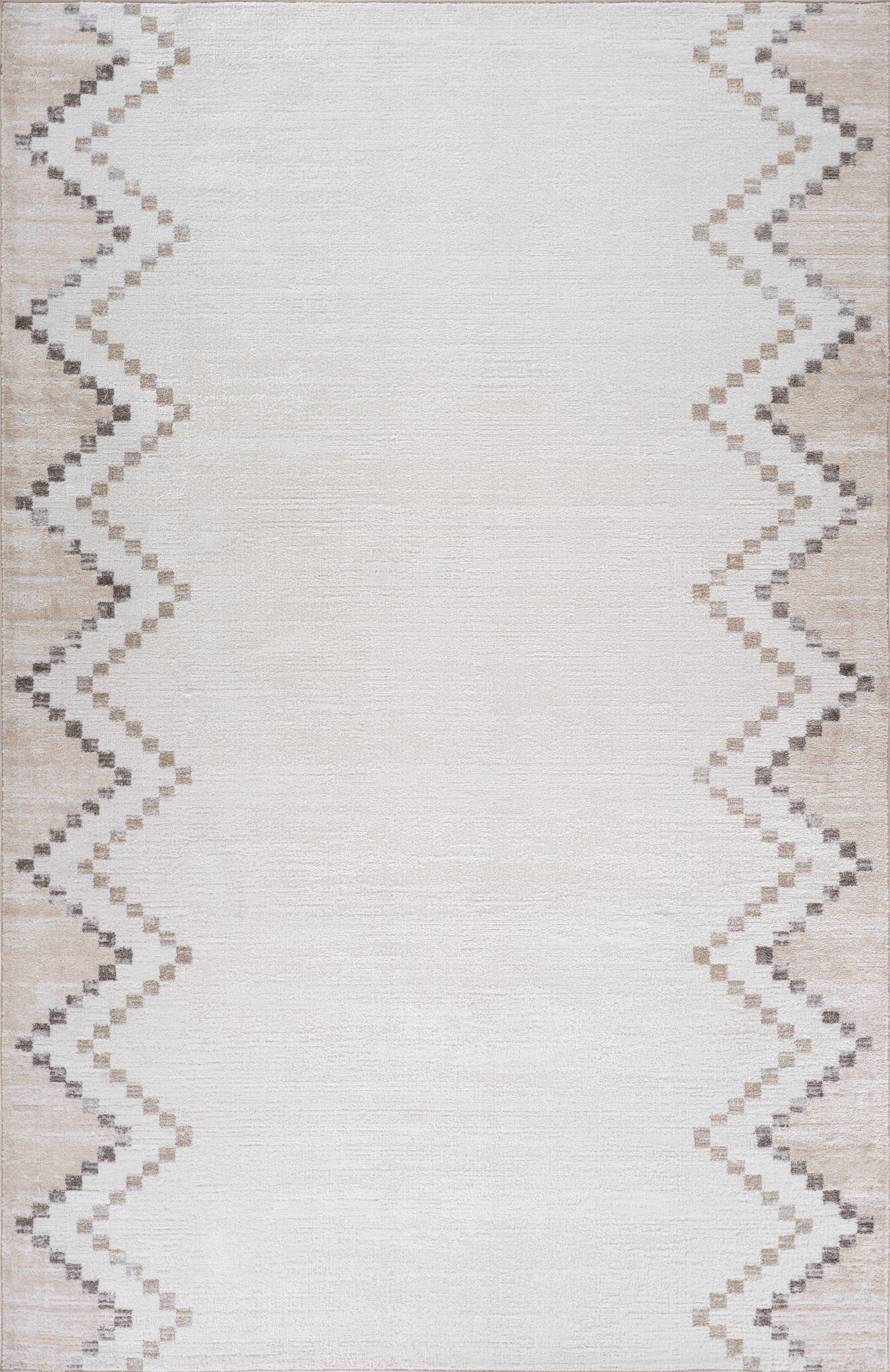 Tapis beige bohème abstrait Cadence