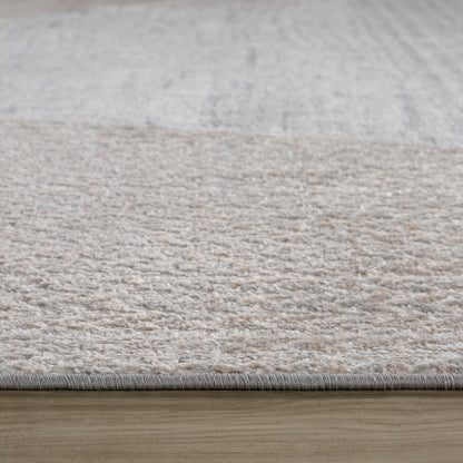 Tapis beige moderne abstrait Cadence