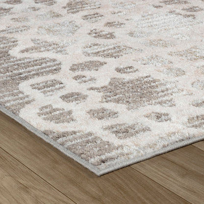 Cadence Abstract Modern Brown Rug