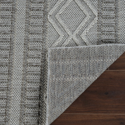 Hogar Abstract Modern Grey Rug