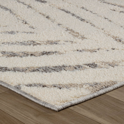 Nimbus Floral Modern Cream Rug