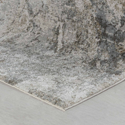 Tapis moderne beige tempête Melo