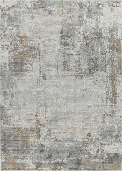 Tapis moderne beige tempête Melo